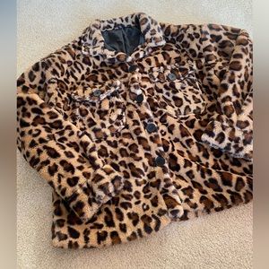 Cheetah Fur Jacket NWOT